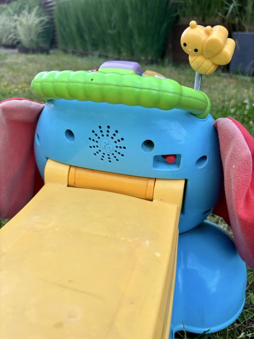 Fisher-Price, chodzik-jeździk-skoczek 3w1, Słonik