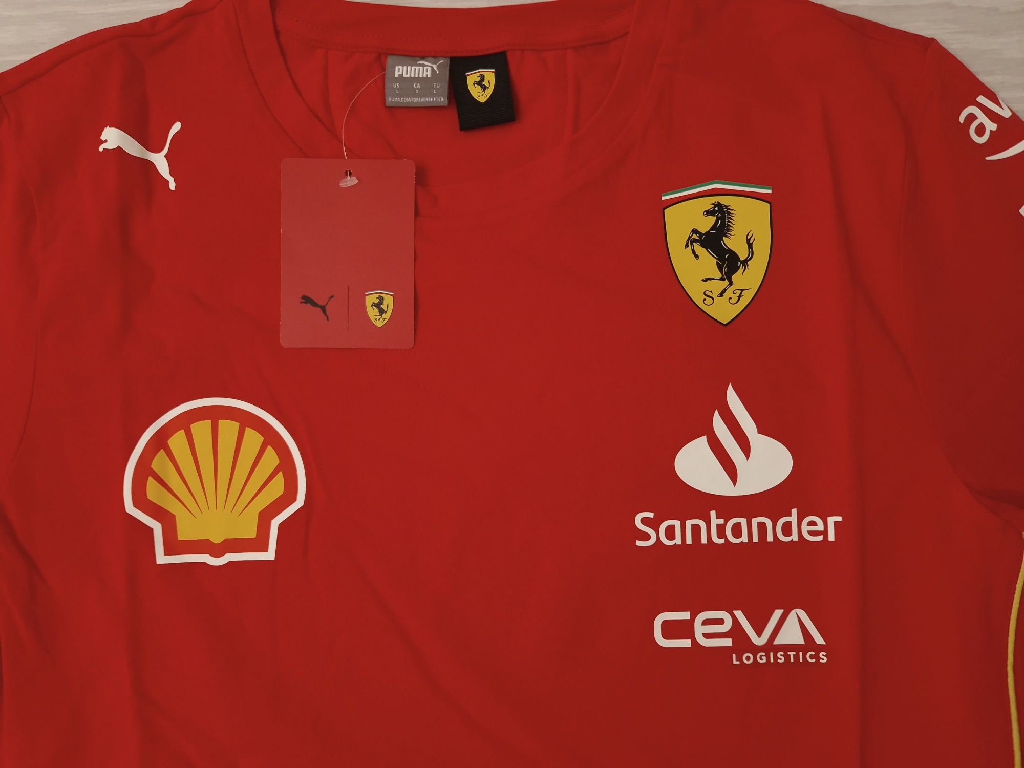 koszulka Scuderia Ferrari 2024, F1, Formula 1, Puma, Leclerc, Hamilton