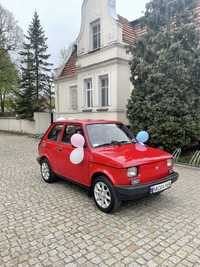 Fiat 126p Auto do ślubu sesja wesele wynajem