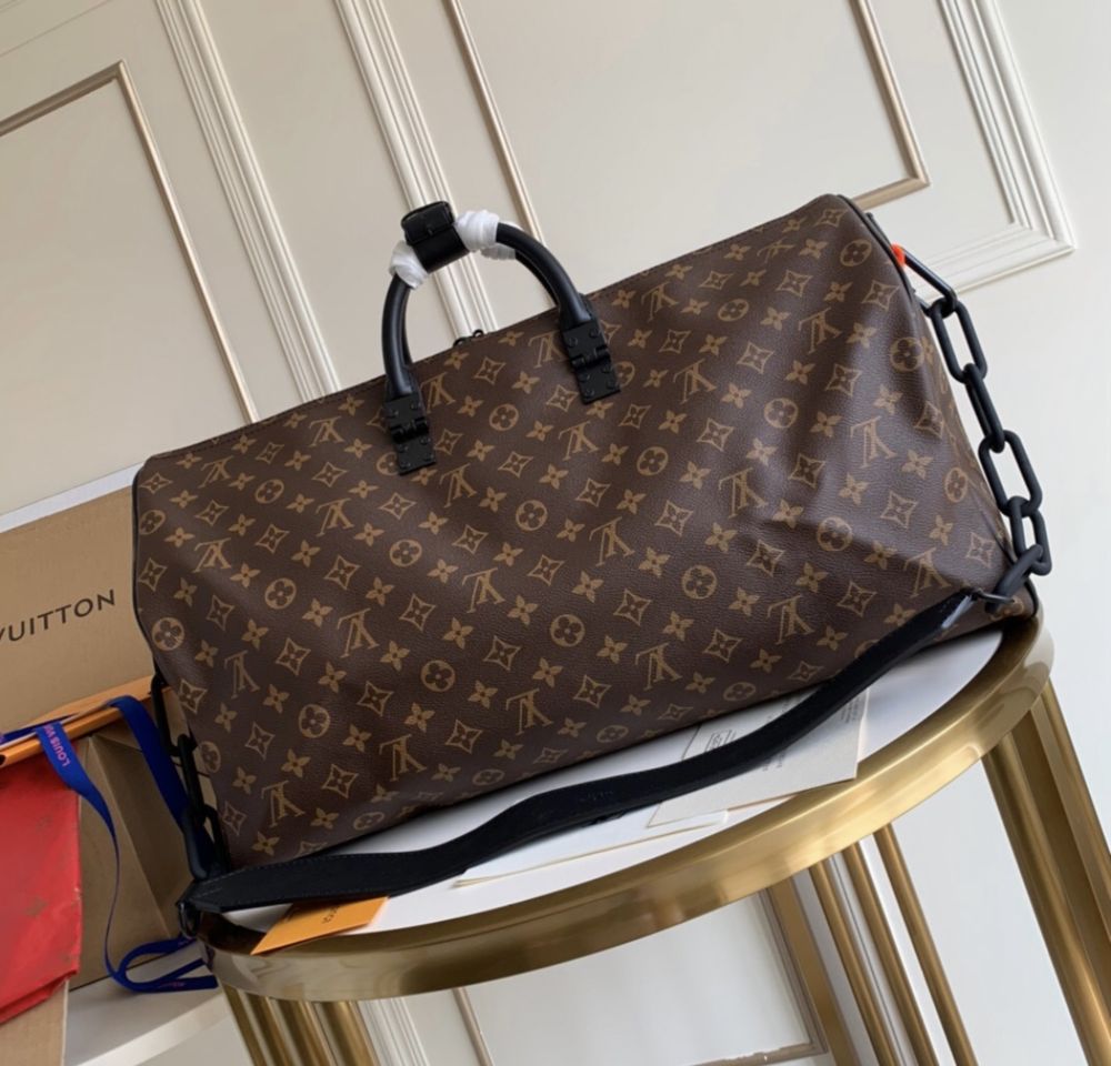 Torba podrozna Louis Vuitton Virgil Abloh Keepall 50 monogram