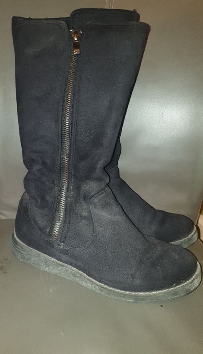 Buty skora zamsz r.38