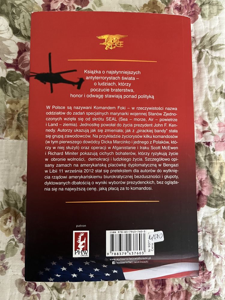 Książka „Navy Seals” Scott McEwen Richard Miniter
