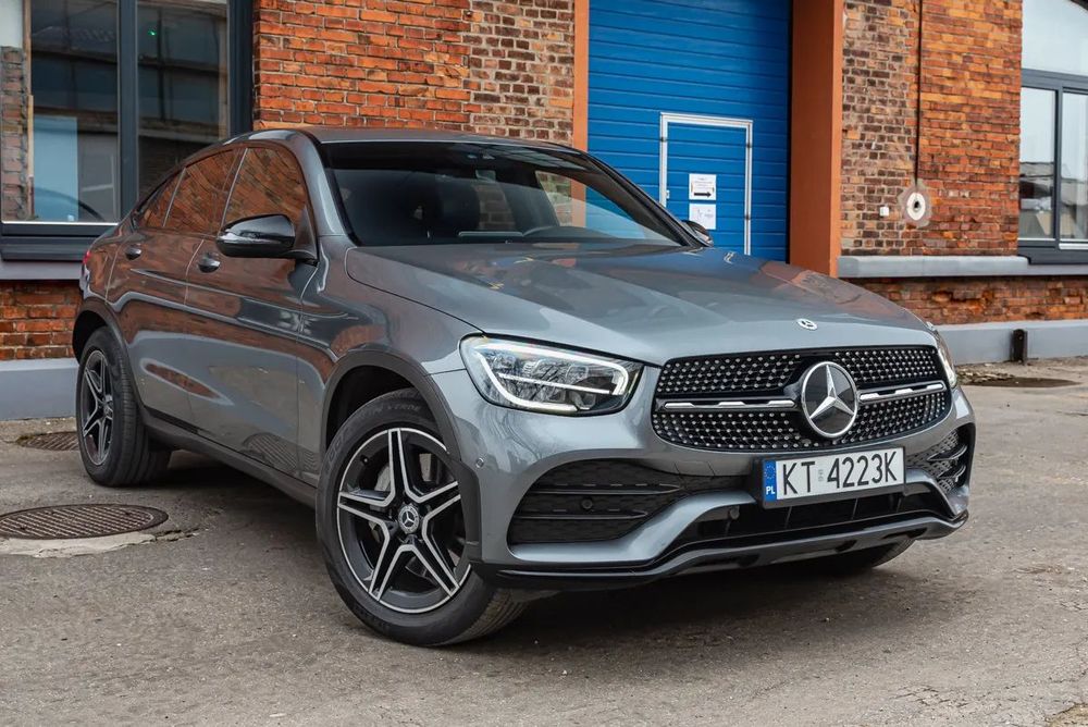 Mercedes-Benz GLC 4MATIC Coupe • AMG • Bezwypadkowy • Panorama • F Marża • Selenite Grey