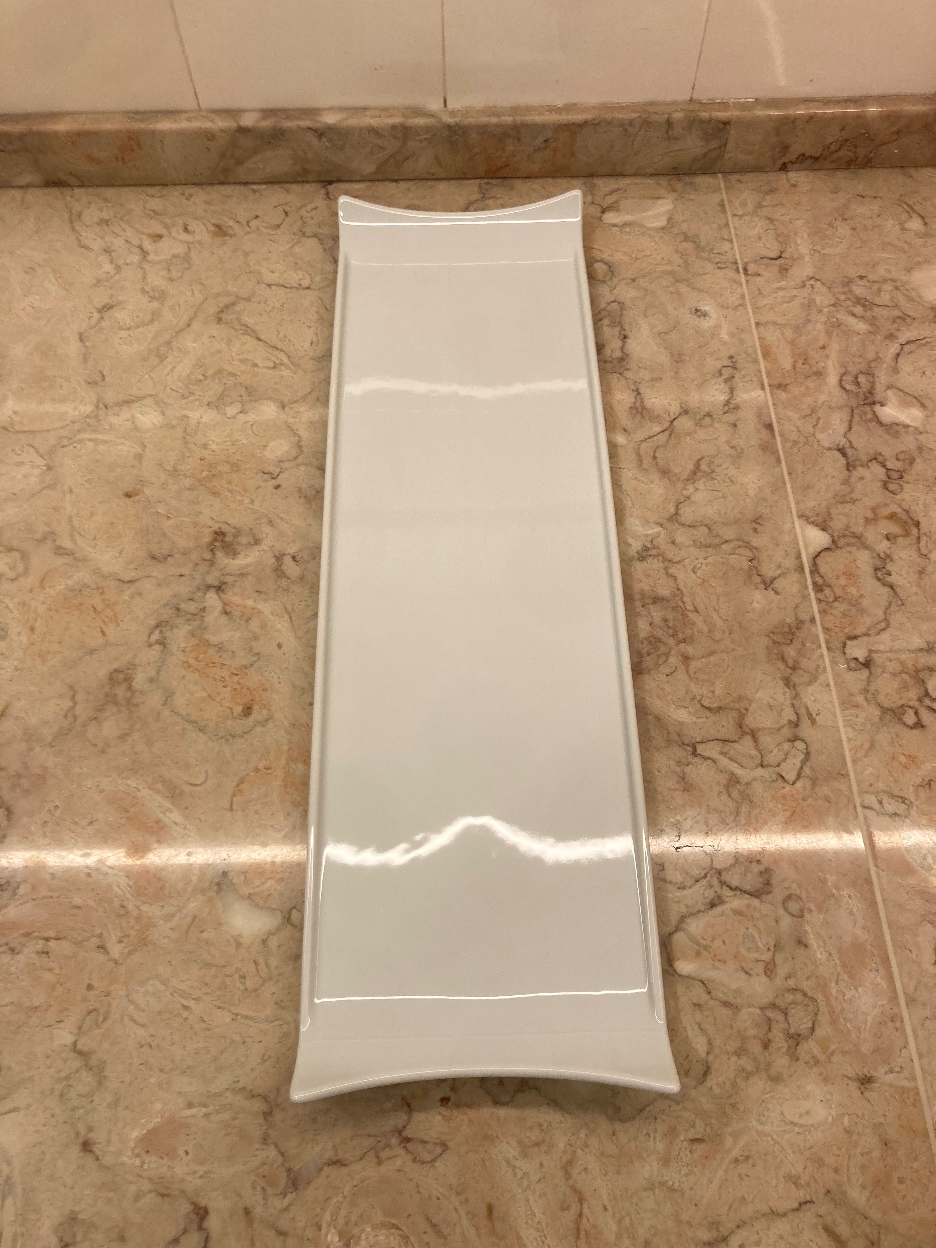 Serviço Vista Alegre Buffet White - Bandeja Rectangular 50x15