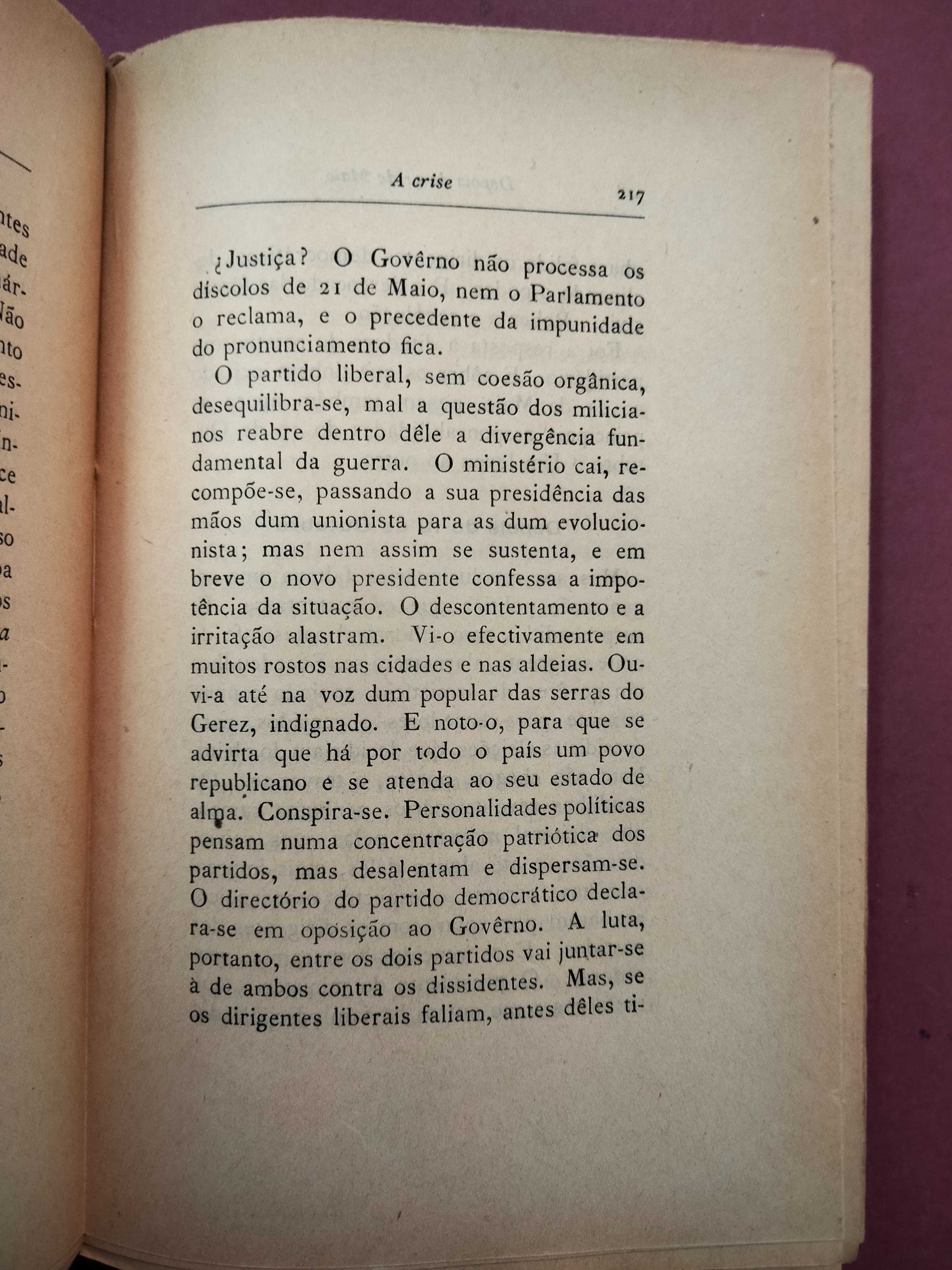 Depois de 21 de Maio - Bernardino Machado