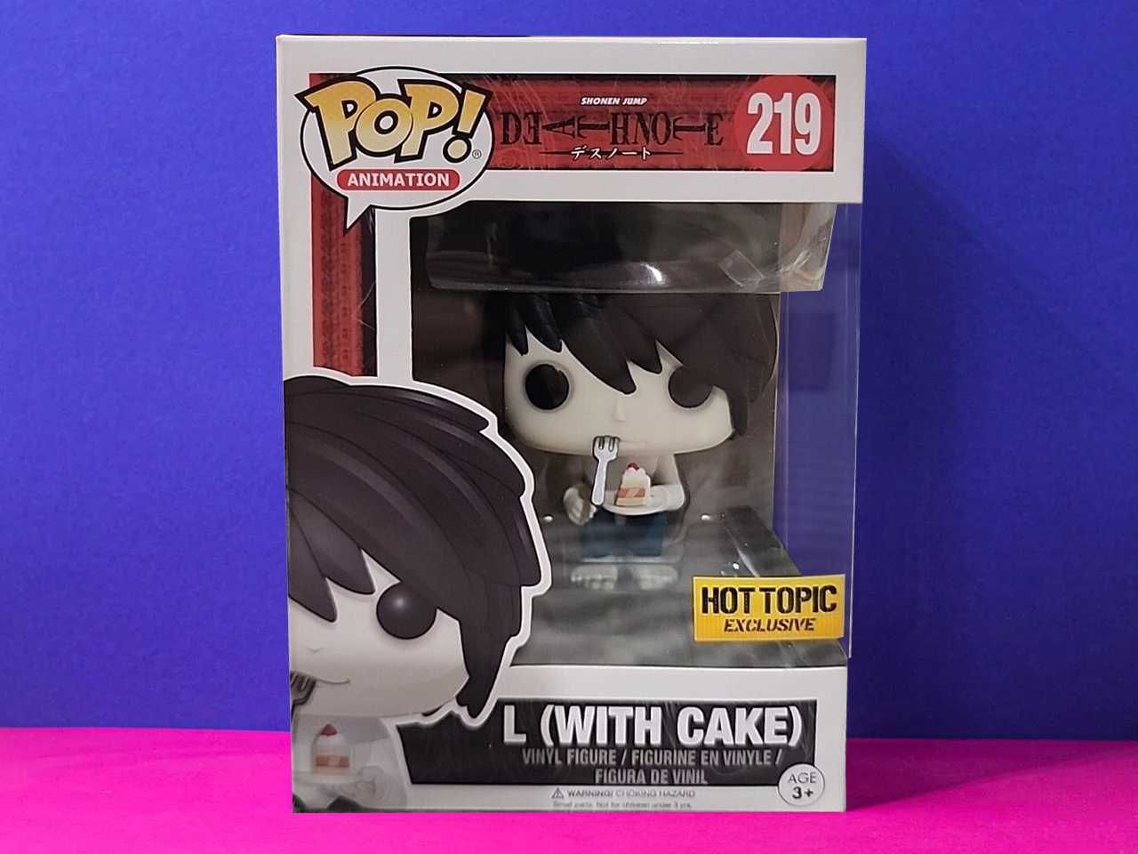 Фигурка Funko Pop Эл c тортом #219 L with Cake Death Note Фанко Поп