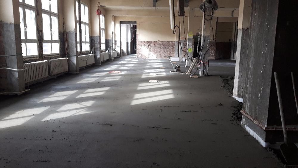 Wylewki, Posadzki, Styrobeton, Tynki maszynowe -Śląsk