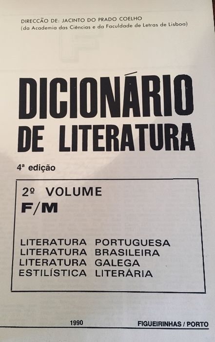 Dicionários de Literatura