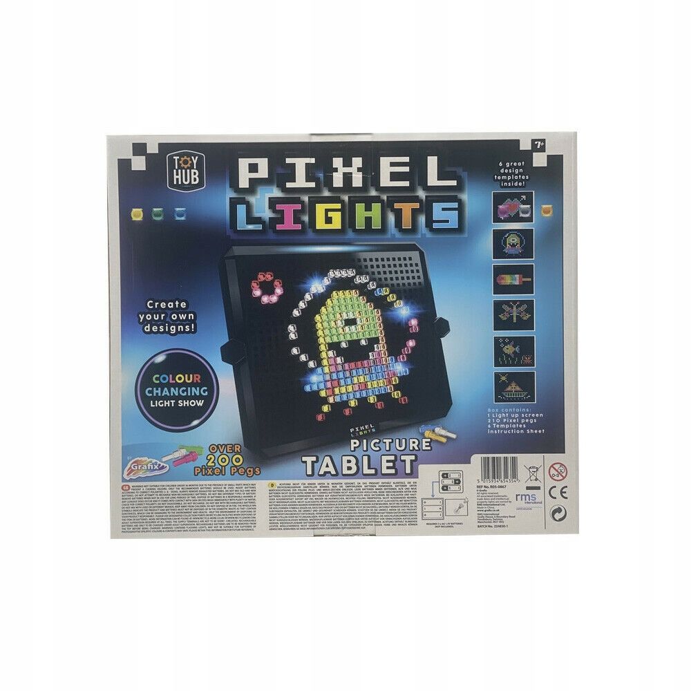 układanka mozaika świecąca led pixel edukacyjna