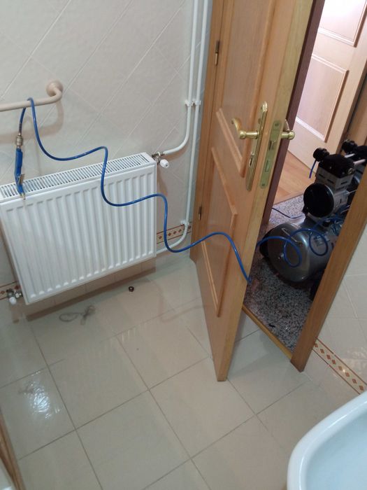 Limpeza radiadores aquecimento central