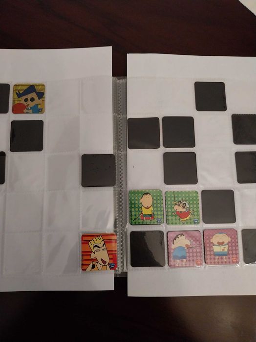 Álbum/Caderneta ShinChan Staks e 61 ímanes em muito bom estado, Panini