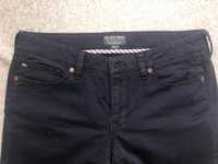 RALPH LAUREN jeansy granatowe nowe, emblematy RL, okucia z logo