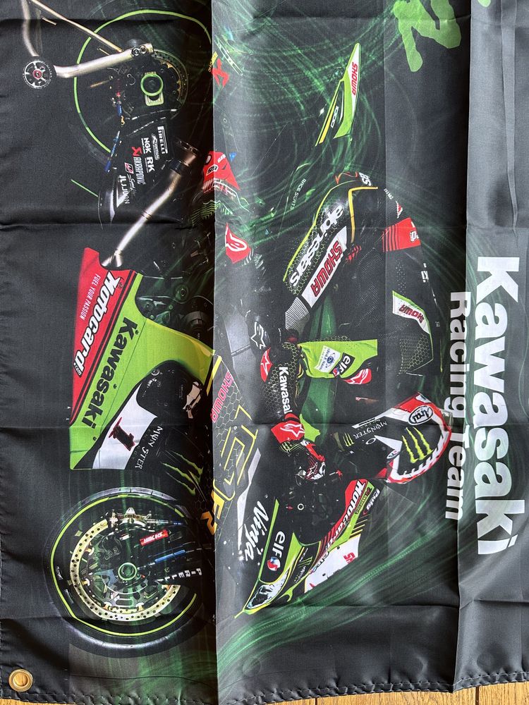 Flaga Kawasaki Ninja / Racing Team - Moto