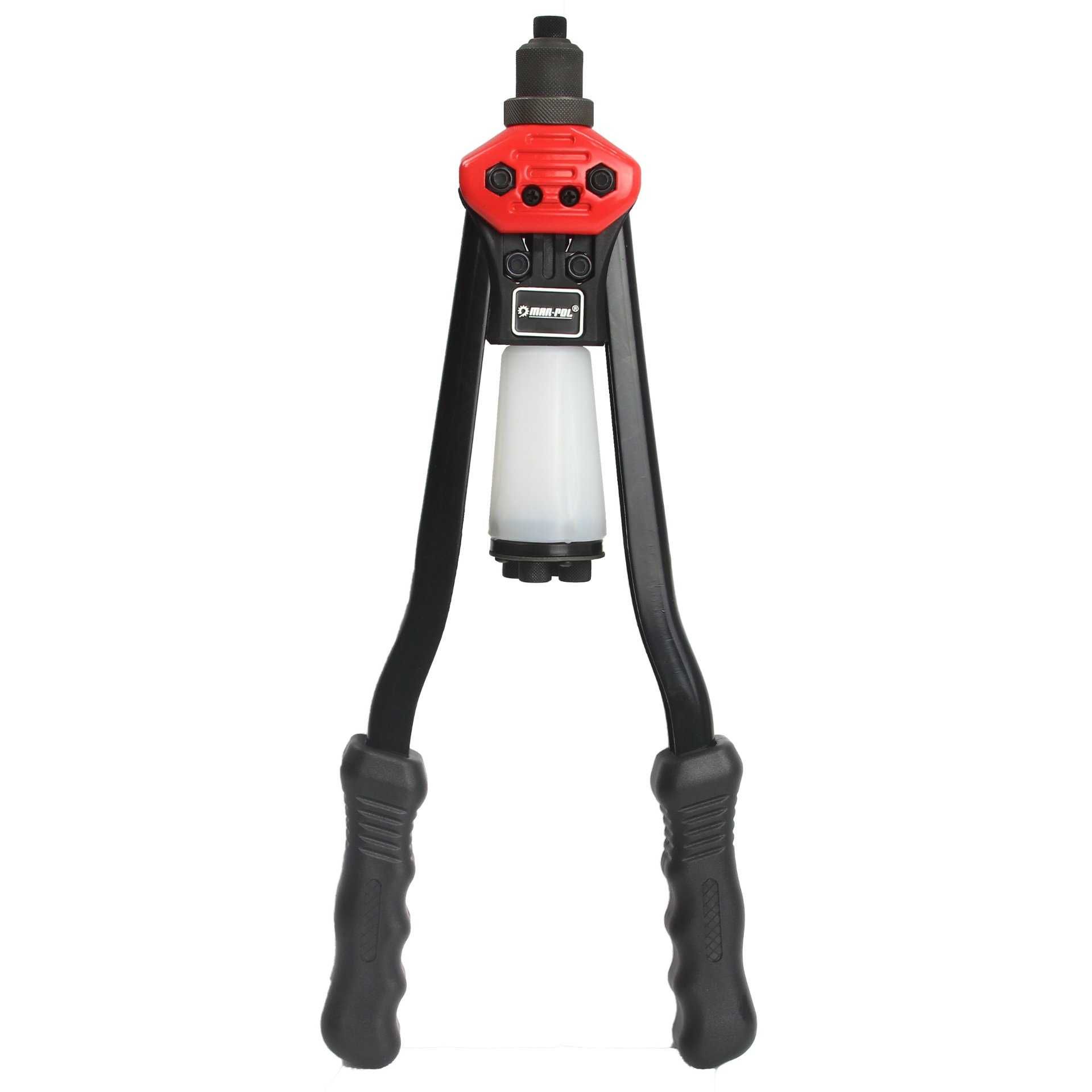 NITOWNICA DŹWIGNIOWA PROFI 2,4-6,4mm 380mm + zestaw 5 końcówek Mar-Pol