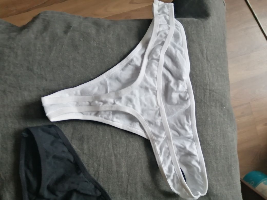 Stringi damskie, 44-46, bonprix, 7 par,pasują na 42-44. Rozmiar zanizo