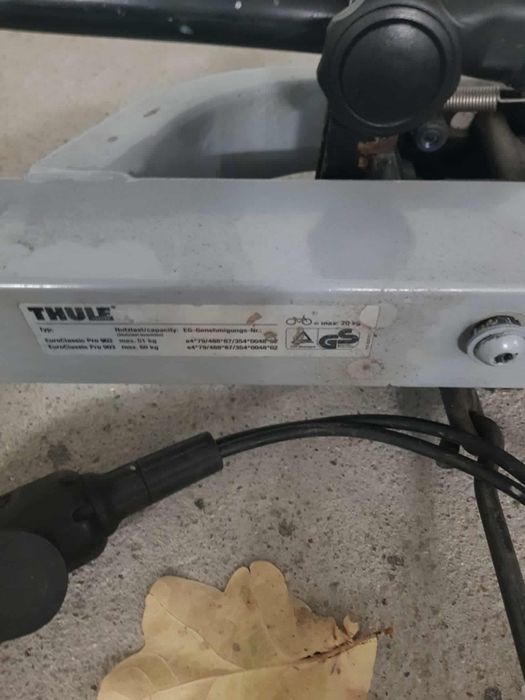Bagażnik platforma na hak Thule euroclassic pro 903 3 rowery