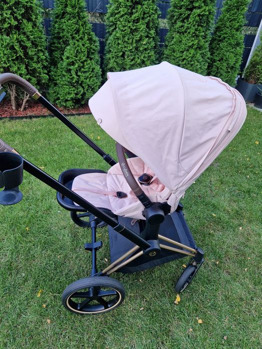 Cybex priam 4.0 peach pink rose gold 2w1