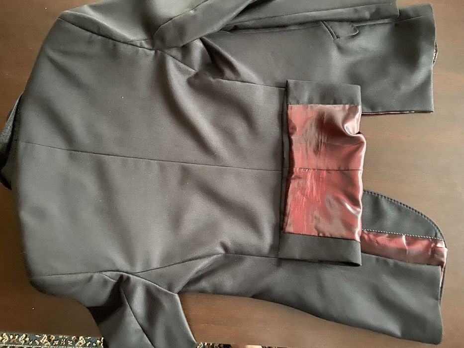 Garnitur męski czarny