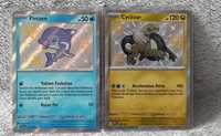 Pokemon karty Finizen Cyclizar Paldean Fates Tgc