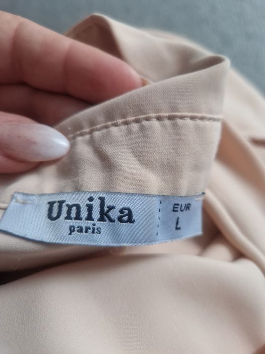 CUDNA sukienka koszulowa, dłuższy tył L/XL