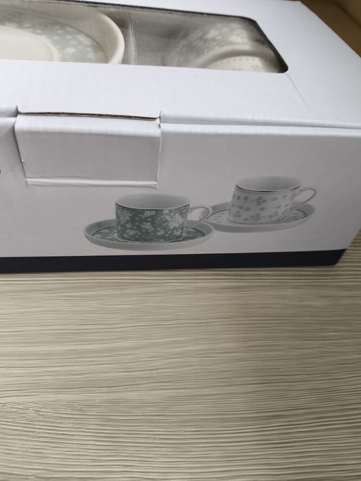 Продам колекційний набір кавовий ,2чашки ,English Home