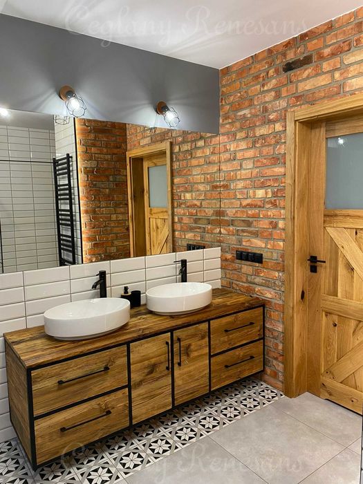 płytki RUSTYKALNE LOFT z cegły, ze starej cegły, ceglane płytki