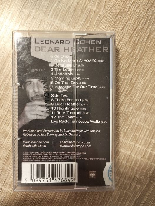 Kaseta magnetofonowa Leonard Cohen