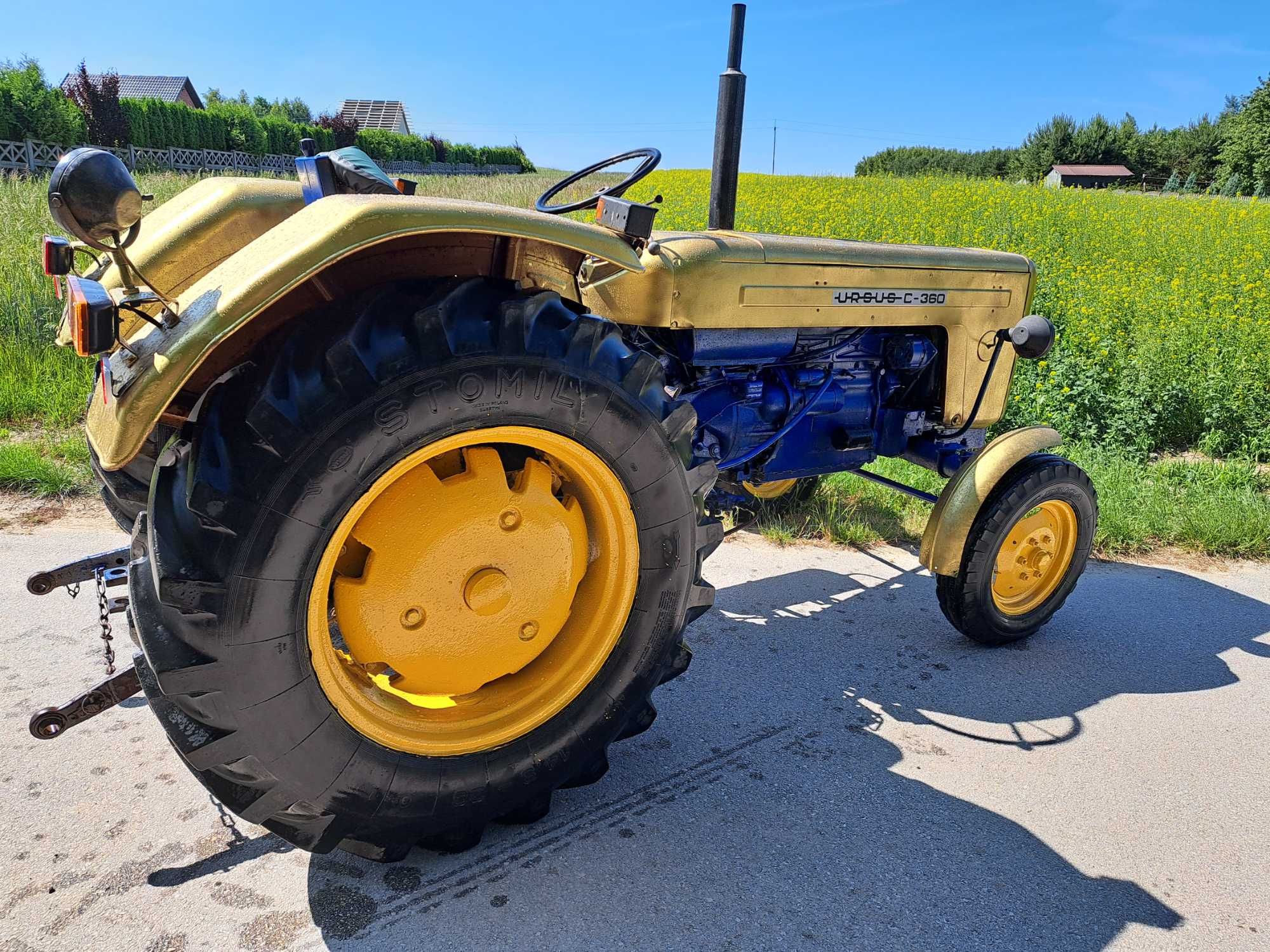 Traktor C-360, C-355, odnowiony, opony 80%, pali na dotyk