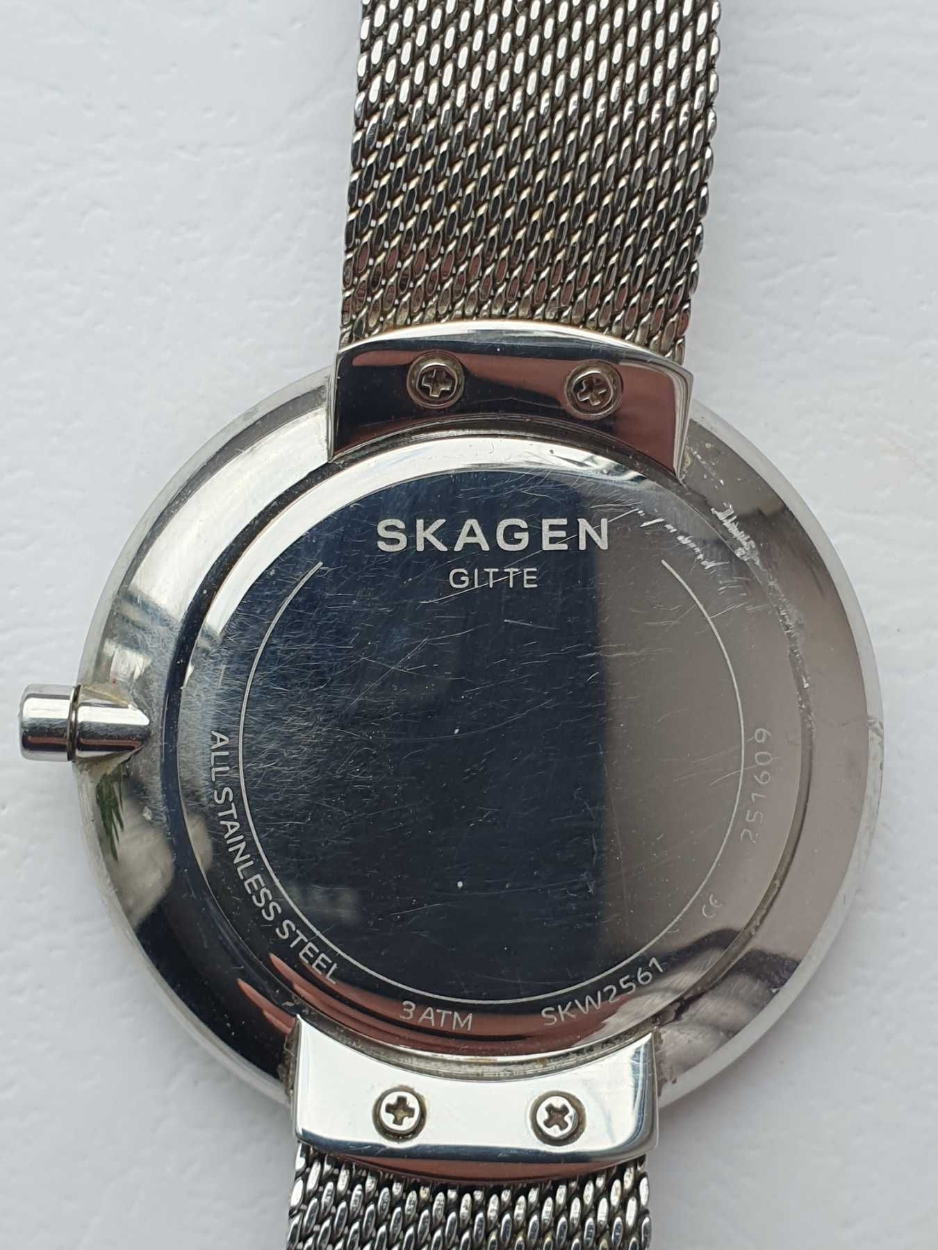 Skagen SKW2561 Gitte Жіночий годинник з чорним циферблатом, нержавійка