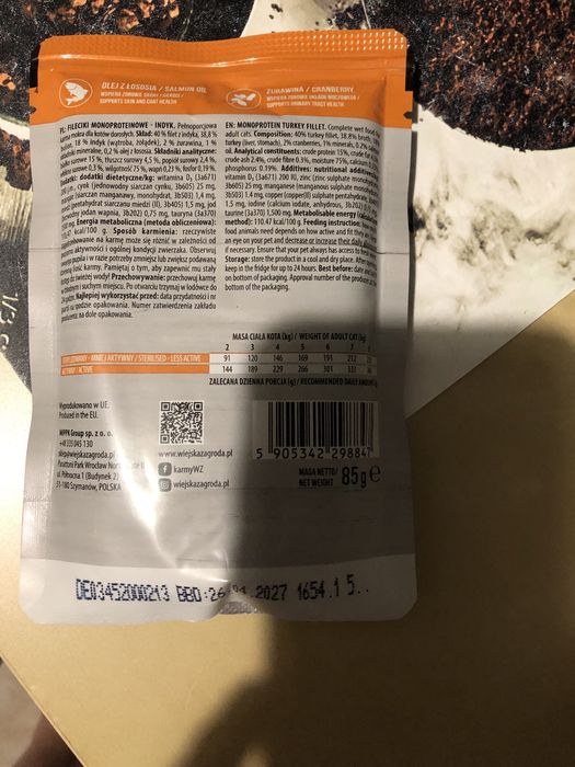 Wiejska Zagroda - Fileciki monoproteinowe indyk