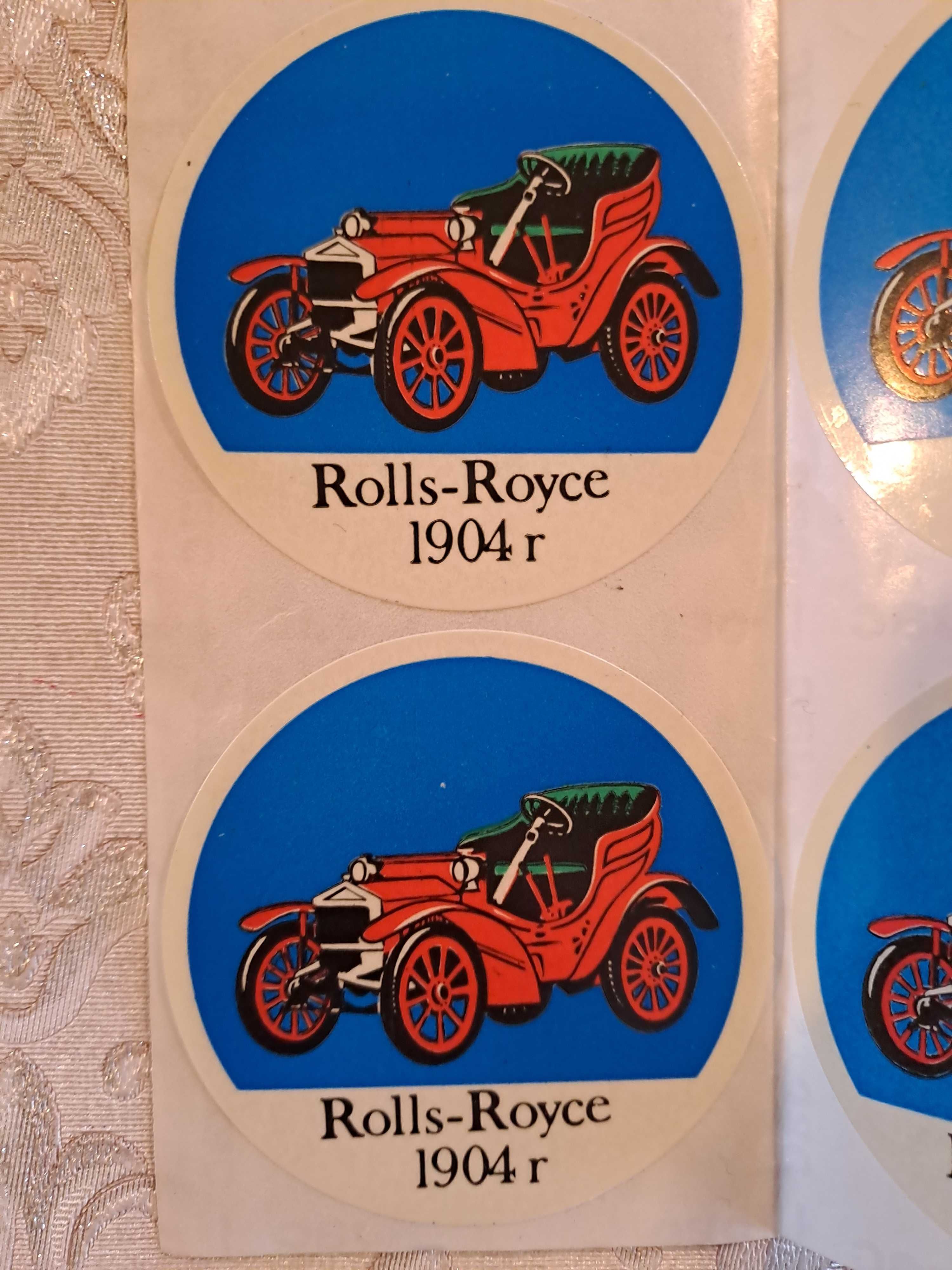 Stare naklejki - Ford i Rolls-Royce