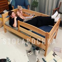 Ліжко кровать дитяче з дерева підліткове дерев‘яне домік дитяча