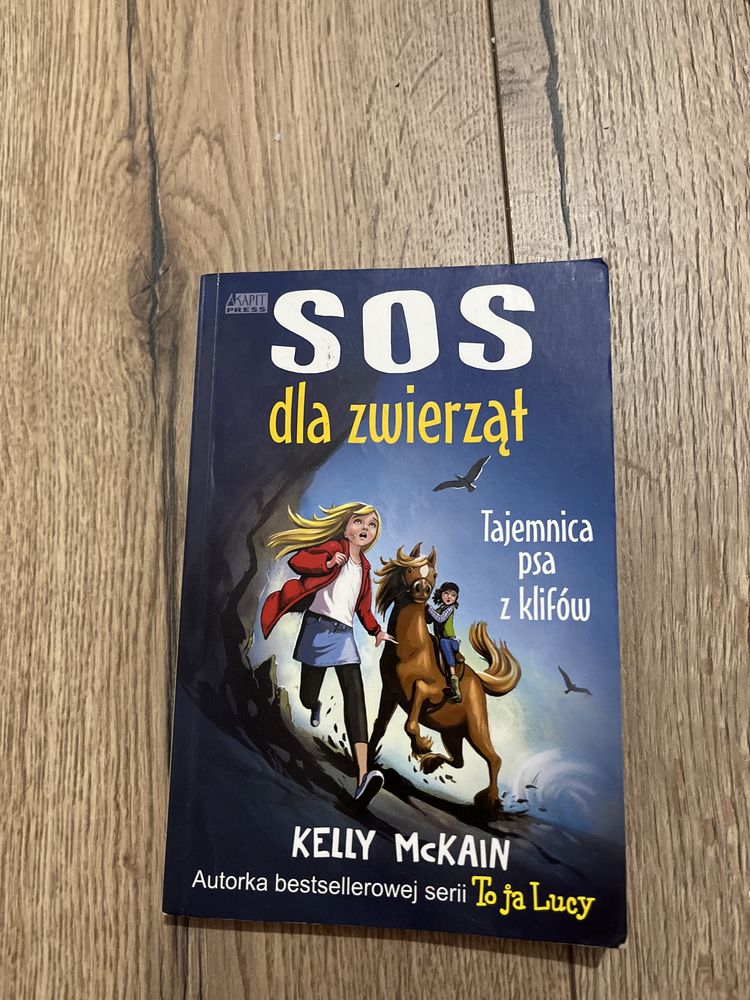 Książka sos dla zwierząt Tajemnica psa z klifów Kelly McKain