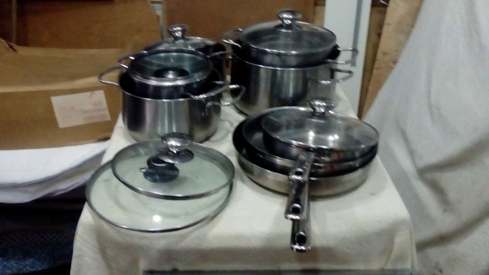 Trem cozinha inox para todo o tipo de fogões, incluindo indução (tudo)