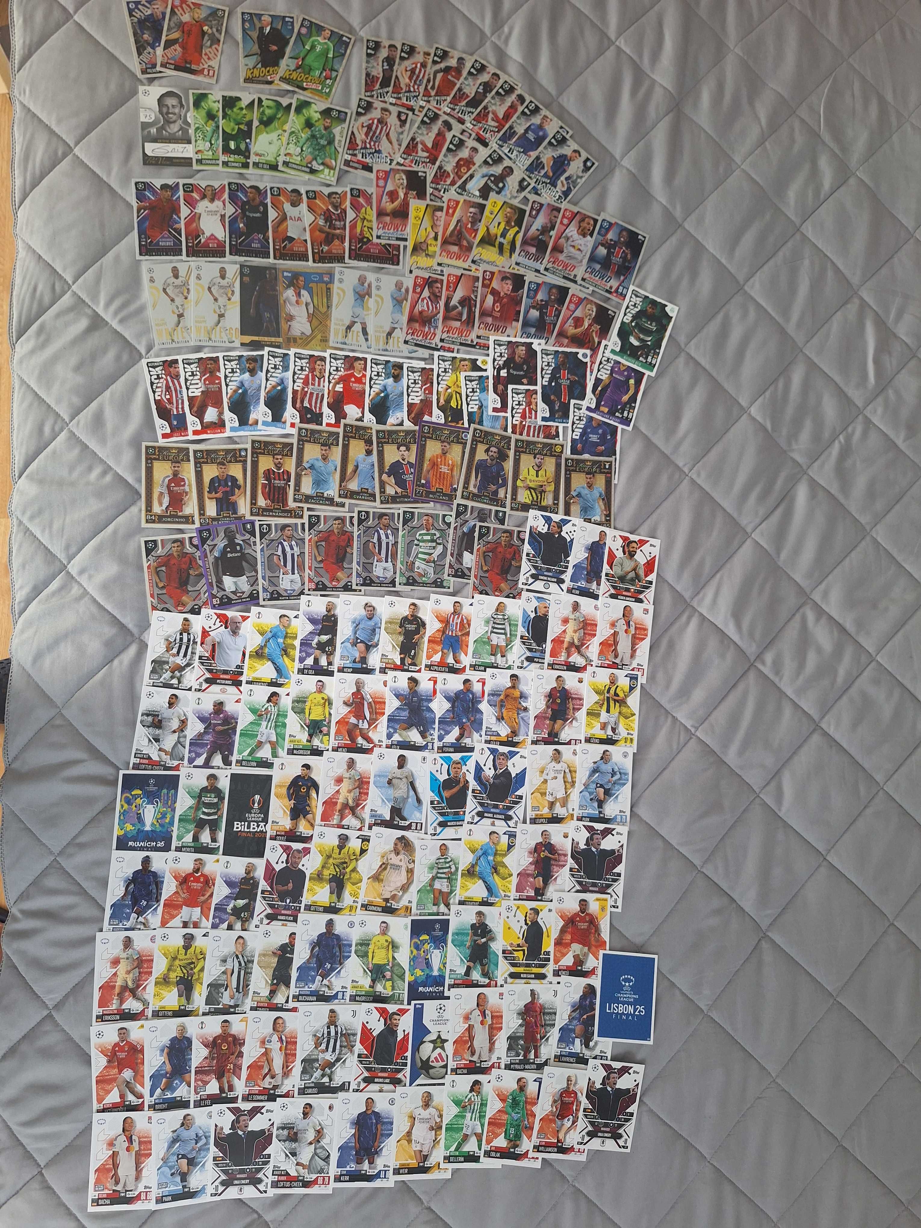 Karty Topps Match Attax extra 2024/2025 różne,crowd, x faktor, limited