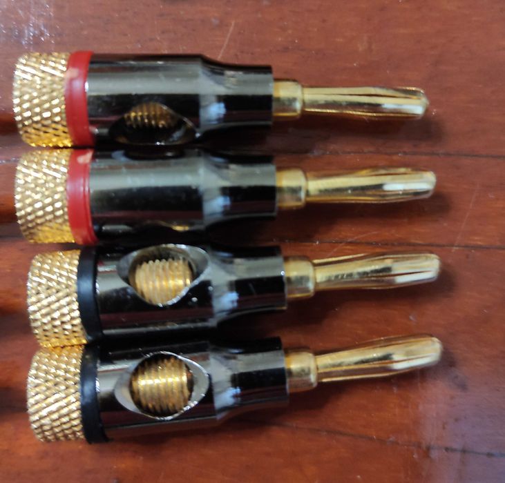 Коннекторы бананы для акустических систем IXOS, FOSPOWER, PRO SIGNAL.