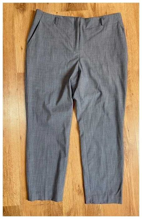 Hm h&m szare cygaretki chinosy modne basic 44 46 plus size +size