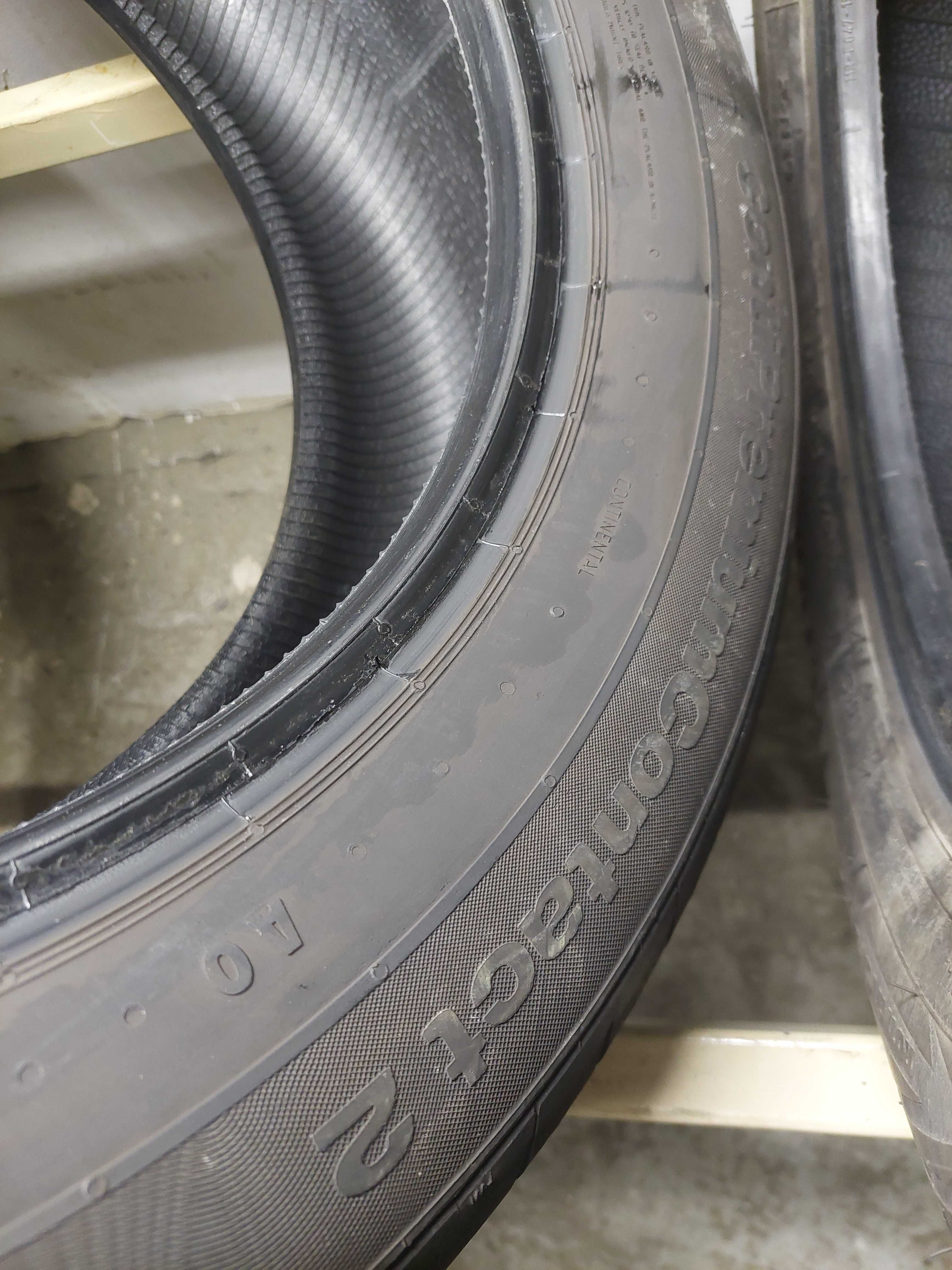 ŁADNE opony LETNIE 235/55R18 CONTINENTAL 2021r 6,5mm 5-5,5mmE305