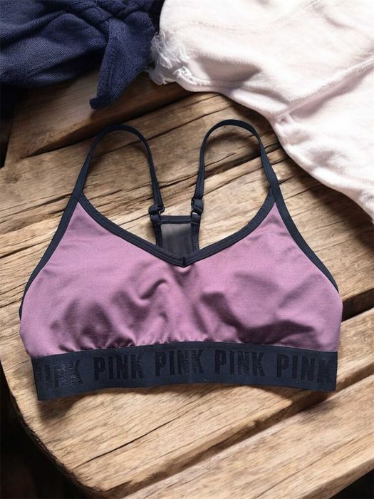 Stanik sportowy Victoria's Secret PINK B75 różowy