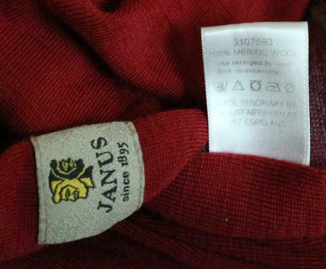 Janus koszulka outdoorowa termoaktywna 100% merino wool S