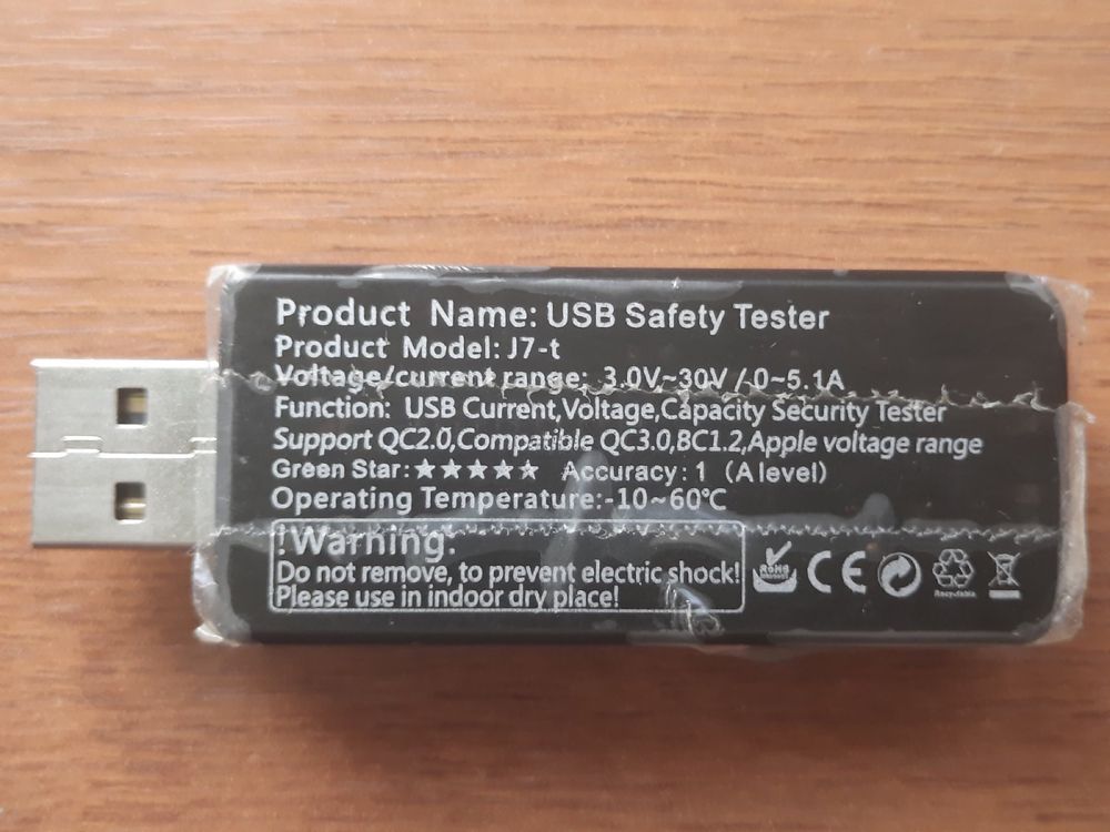 Тестер USB вольтметр, амперметр - CARPRIE J7-t PRO Plus