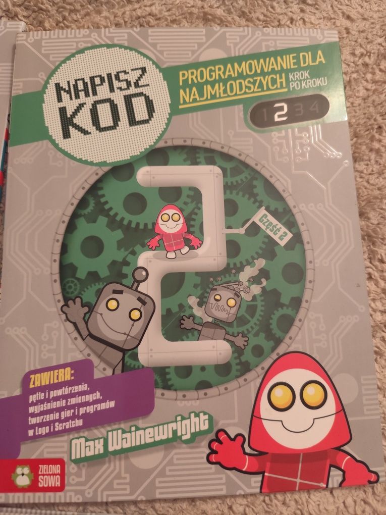 Zestaw 4 książek: Programowanie dla najmłodszych. Król po kroku.