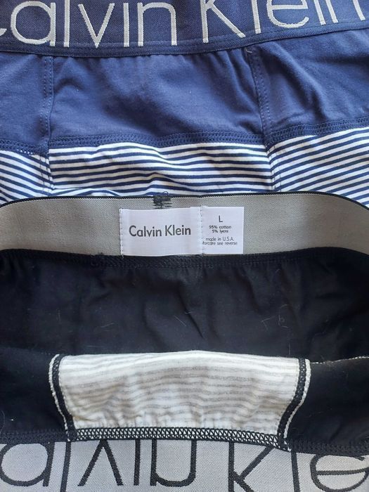 Чоловічі смугасті труси CK Strip. Мужские полосатые боксеры