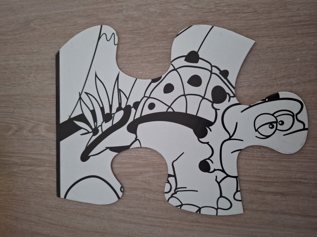 Duże puzzle do kolorowania