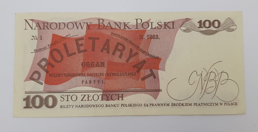 Stary Banknot kolekcjonerski Polska 100 zł 1986