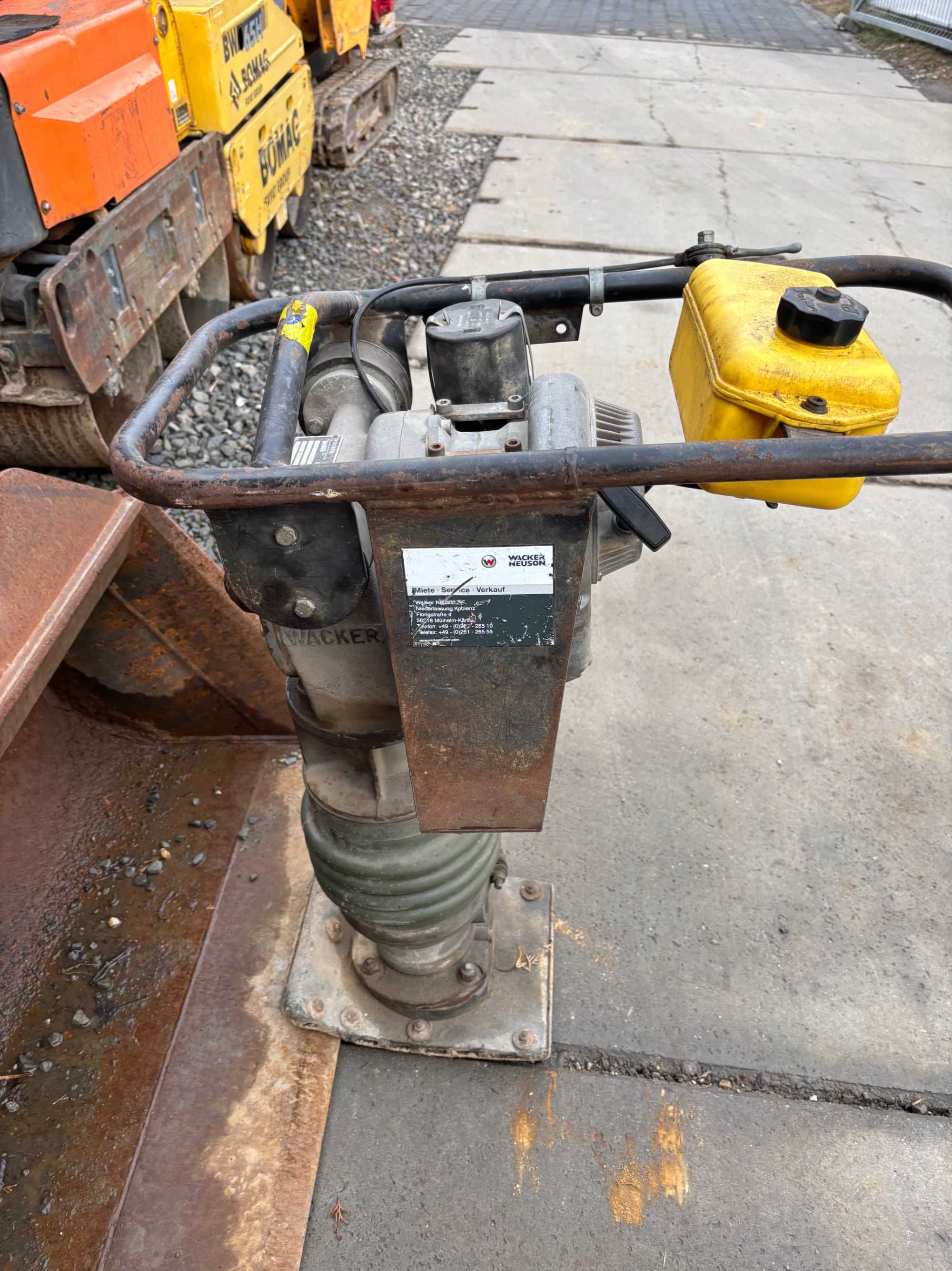 Zagęszczarka skoczek Wacker Neuson BS60Y dwusuw 60kg nie bomag.