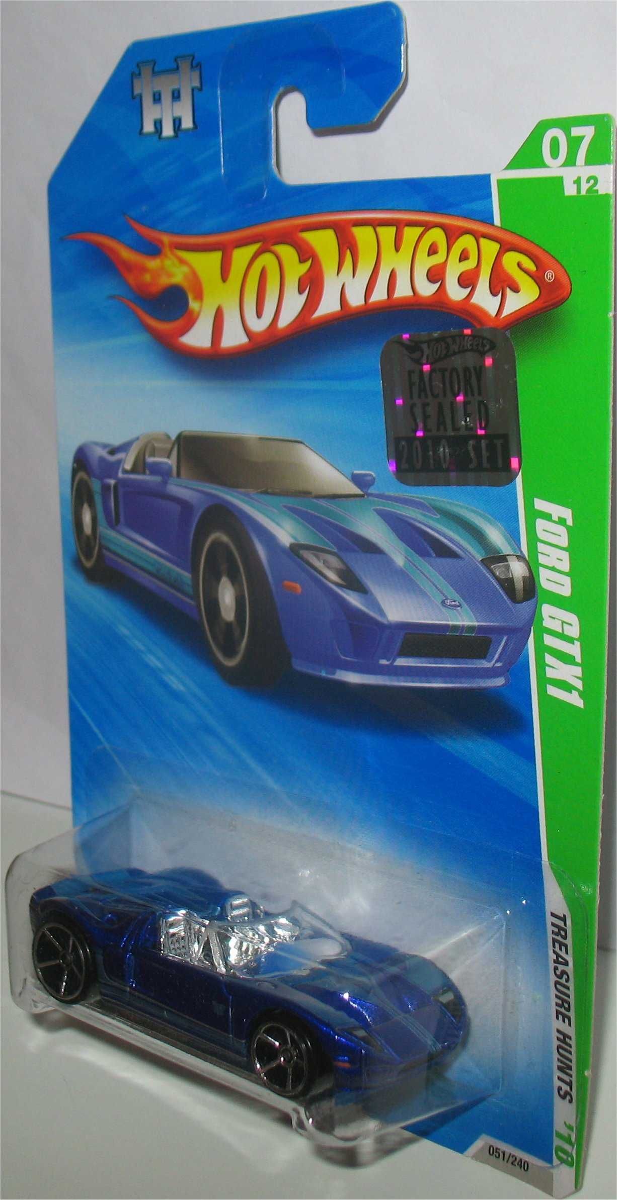 Hot Wheels - Ford GTX1 - Treasure Hunt - Factory Sealed (2010)