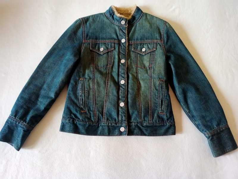 Extra kurtka jeansowa na misiu GAP rozmiar M / 38 / 10