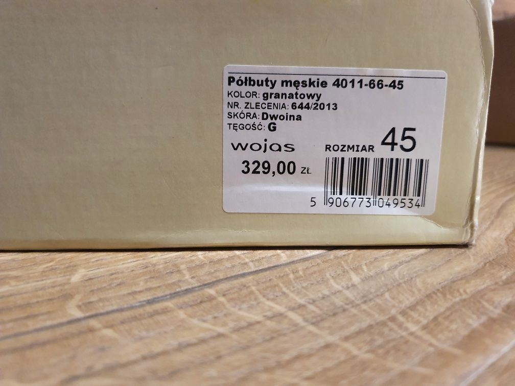 Buty męskie mokasyny Wojas r.45