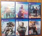 6x GRY na PS4 - Resident Evil 2, Wiedźmin 3, Battlefield - CENA za KOM
